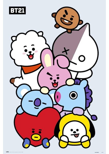 BT21 Characters Maxi Poster