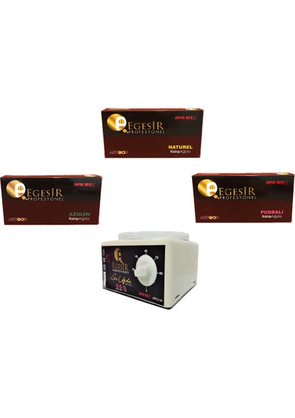 Sir Ağda Kazanı 3 Lü Kalıp Ağda Seti