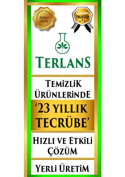 Terlans Banyo Duşakabin Temizleyici Cam Parlatıcı Halı Koltuk Leke Sökücü 3 x 500 ml