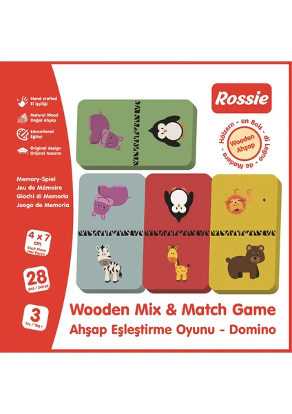 Ahşap Eşleştirme Oyunu - Domino Game