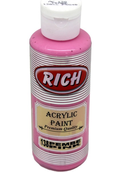 138 PEMBE Akrilik Boya 130cc
