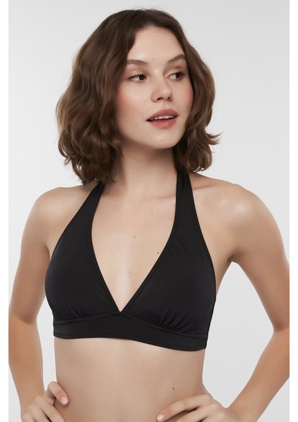 Siyah Basic Hot Bikini Üstü