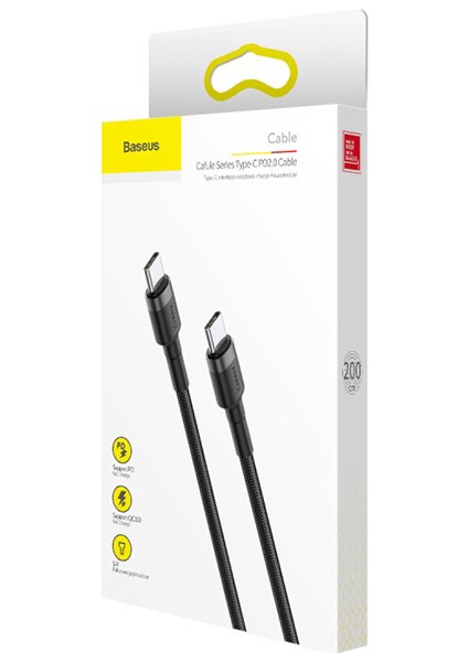 Cafule Series 60 watt 2 metre Type-C Data ve Hızlı Şarj Kablosu
