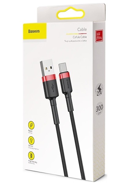 CATKLF-U91 Type-C Cafule Serisi USB Şarj ve Data Kablosu 3 mt