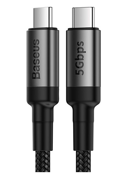 CATKLF-RG1 Cafule series Type-C PD3.1 Gen1 60W 5GBPS Şarj Kablasu 1 mt Siyah