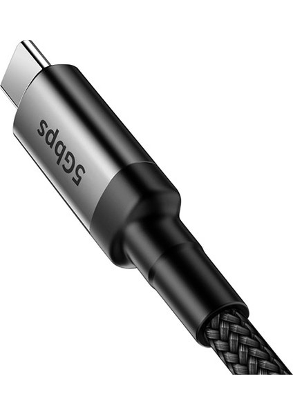 CATKLF-RG1 Cafule series Type-C PD3.1 Gen1 60W 5GBPS Şarj Kablasu 1 mt Siyah