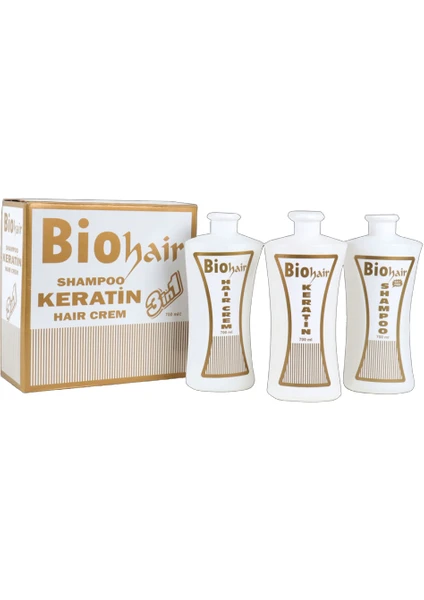 Bio Hair Keratin Düzleştirici 3'lü Set