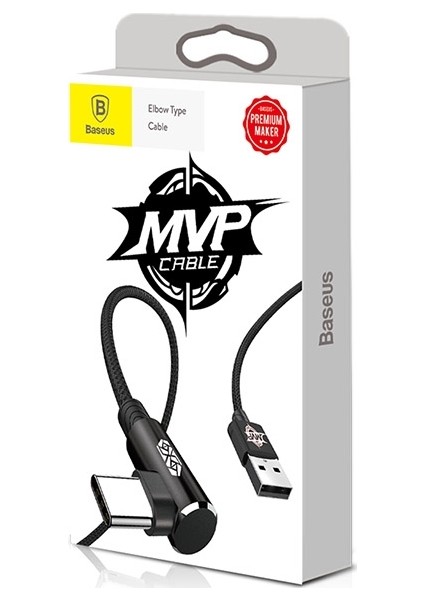 Type-C MVP Oyuncu Şarj ve Data Kablosu 1 mt