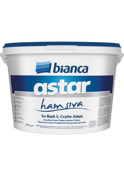 Ham Sıva Astarı Beyaz 20 kg
