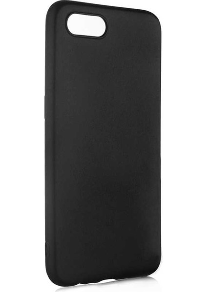 Realme C2 Kılıf Premier Silikon Esnek Koruma+Nano Glass Siyah