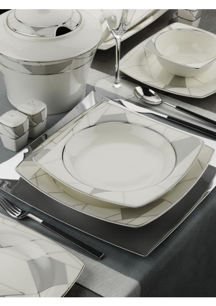 Bone Mare 62 Parça 10640 Desen Yemek Takımı