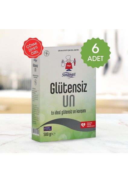 Glutensiz Un 500 gr 6'lı