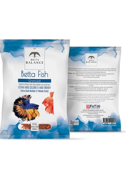 Betta Balık Yemi 5 gr