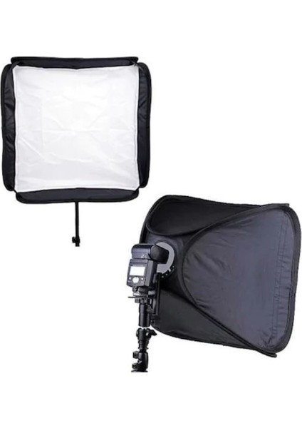 Tepe Flaşları Uyumlu 40 x 40 cm Softbox modelleri