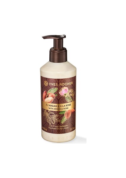 Yves Rocher Argan ve Gül - Vücut Sütü - 390ML