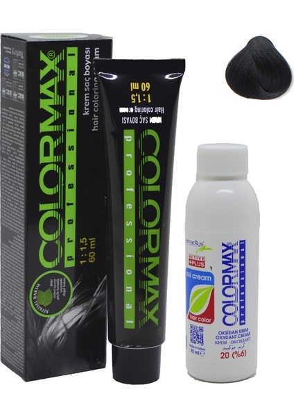 2 Siyah Kestane + Oksidan Krem 90 ml