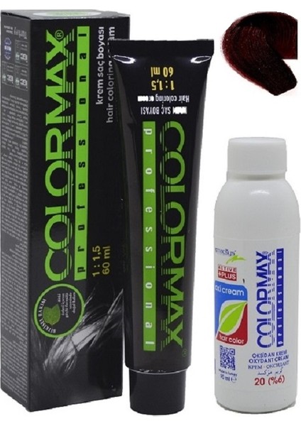 5.556 Kızıl Kahve Mix + Oksidan Krem 90 ml