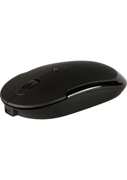 MF Product Shift 0118 Sessiz Şarj Edilebilir Wireless Mouse Siyah