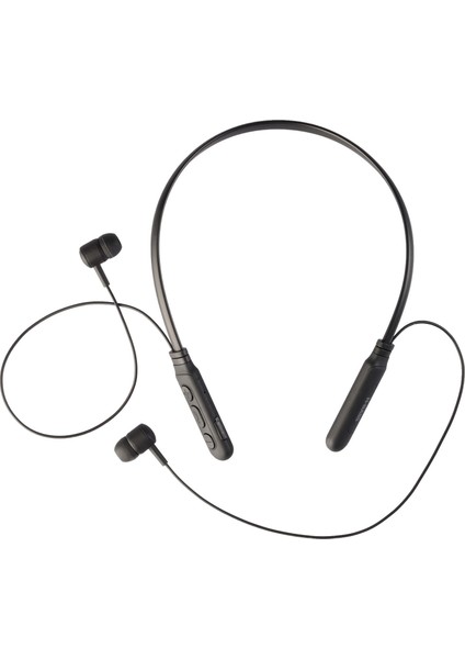 MF Product Acoustic 0179 Boyunluklu Kablosuz Kulak İçi Bluetooth Kulaklık Siyah