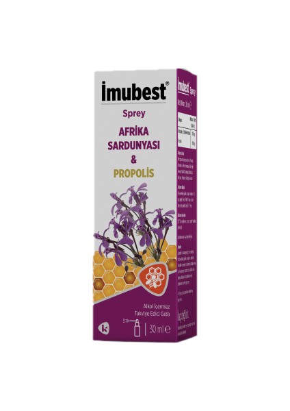 Imubest Afrika Sardunyası & Propolis 30 ml Sprey