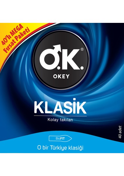 Klasik 40'lı Prezervatif Avantaj Paketi