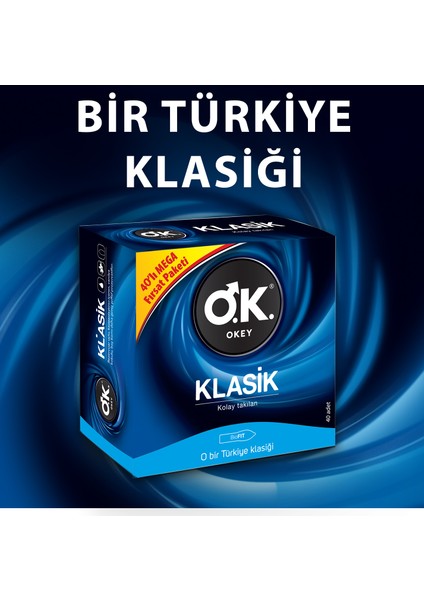Klasik 40'lı Prezervatif Avantaj Paketi