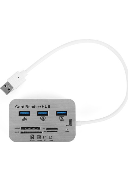 USB 3.0 HUB Çoklu Kart Okuyucu ve 3xUSB 3.0 Çoklayıcı (TXACUCR340)