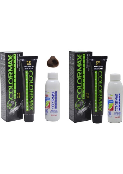 5.73 Koyu Tütün Kahve + Oksidan Krem 90 ml 2'li