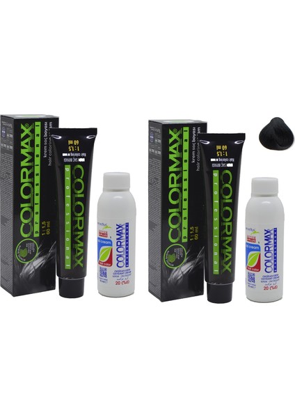 1 Siyah + Oksidan Krem 90 ml 2'li