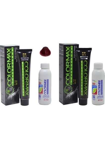 5.66 Şarap Kızılı + Oksidan Krem 90 ml 2'li