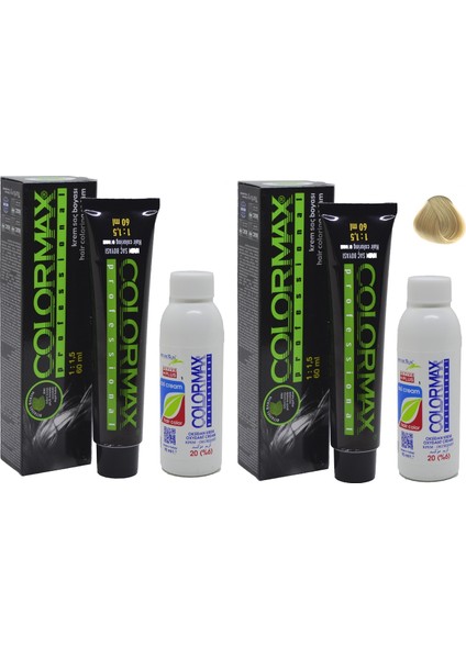 10 Açık Sarı + Oksidan Krem 90 ml 2'li