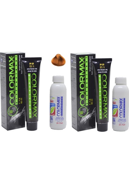 8.44 Koyu Sarı Yoğun Bakır + Oksidan Krem 90 ml 2'li