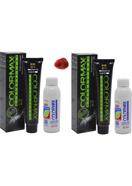 066 Kırmızı Mix + Oksidan Krem 90 ml 2'li