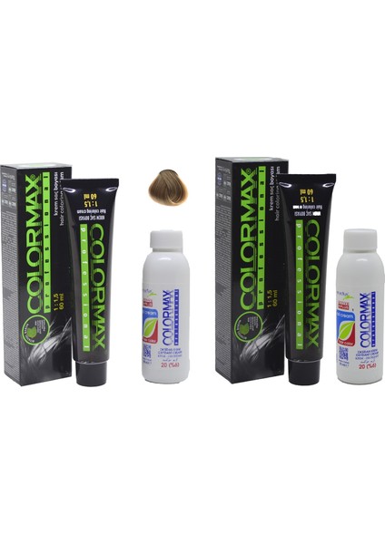 8.0 Yoğun Açık Kumral + Oksidan Krem 90 ml 2'li