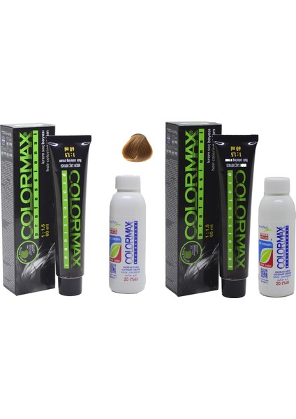 8.34 Açık Karamel + Oksidan Krem 90 ml 2'li