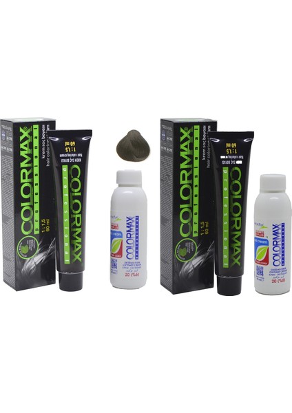 6.1 Koyu Küllü Kumral + Oksidan Krem 90 ml 2'li