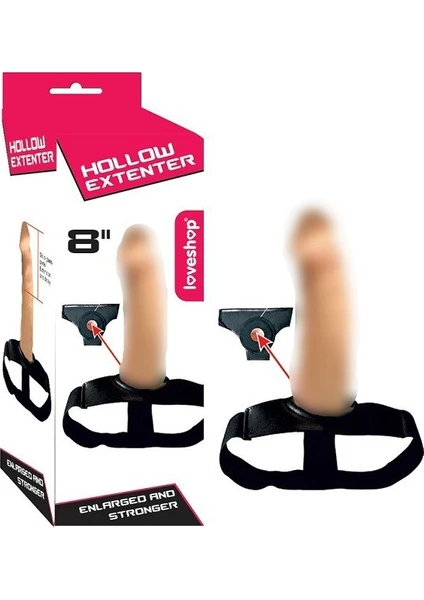 Ucu 8 cm Dolgu Içi Boş 20 cm Belden Bağlamalı Protez Penis