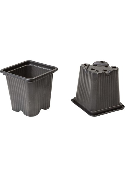 Vakum 8 x 8 x 8 Siyah Kare Saksı (100 adet) fiyatları