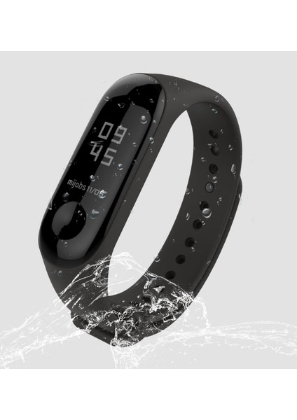 Xiaomi Mi Band 3 - Mi Band 4 Akıllı Bileklik Kordon Kayış Siyah