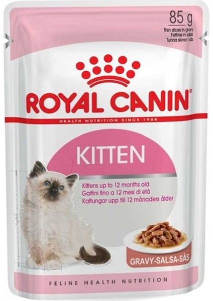 Kitten Soslu Yaş Kedi Maması 85 gr 6'lı