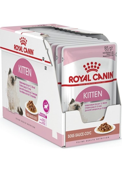Kitten Soslu Yaş Kedi Maması 85 gr 6'lı fiyatları