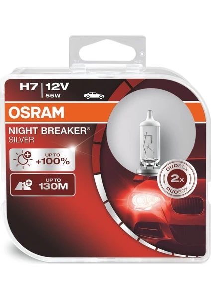 12V H7 Night Breaker Silver