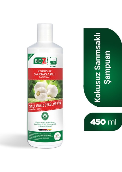 Kokusuz Sarımsaklı Şampuan 450 Ml
