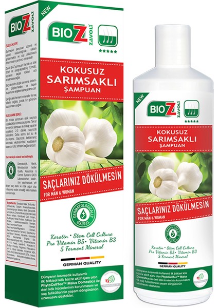 Kokusuz Sarımsaklı Şampuan 450 Ml fiyatları