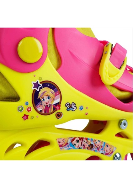 Polly Pocket Inline 4 Teker Paten 34-37 Numara