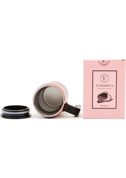 Çelik Termos Bardak Kırmızı - Premium Filtre Kahve No:30