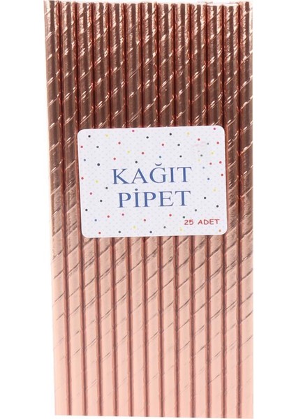 Pipet Kağıt Pose Gold 25'li