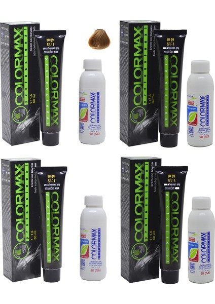 8.34 Açık Karamel - Oksidan Krem 90 ml 4'lü