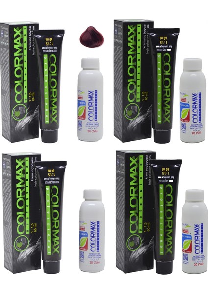 5.62 Açık Kestane Kızıl Irisi - Oksidan Krem 90 ml 4'lü