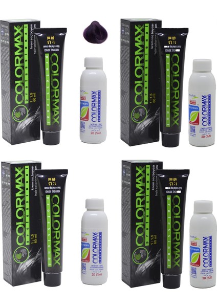 4.20 Patlıcan Moru - Oksidan Krem 90 ml 4'lü